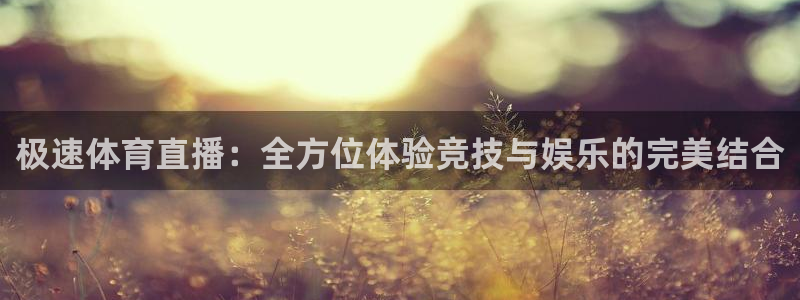 说球帝官网：极速体育直播：全方位体验竞技与娱乐的完美结合